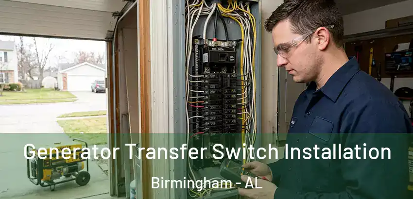  Generator Transfer Switch Installation Birmingham - AL