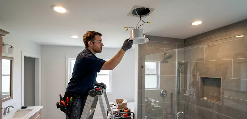Bathroom and Shower Recessed Lighting Installation in Birmingham