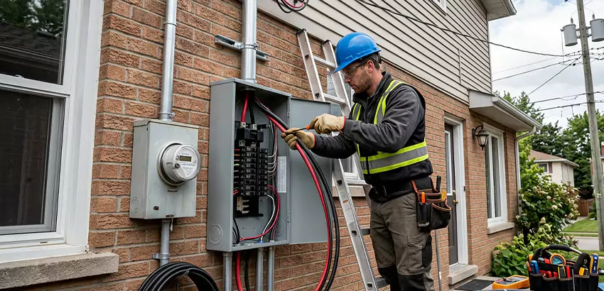 Outdoor Subpanel Installation in Birmingham